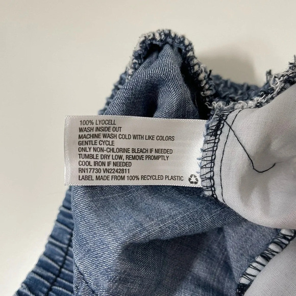 Universal Thread Chambray Medium Wash High Rise Fabric Shorts Xsmall Women’s - Picture 10 of 11